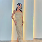 Strass maxi dress