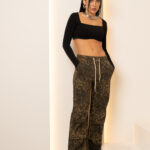 Soho leopar jeans