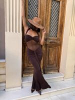Lady c-through μάξι φόρεμα - Image 6