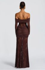 Kallas strapless μάξι φόρεμα - Image 3