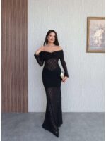 Kallas strapless μάξι φόρεμα - Image 5