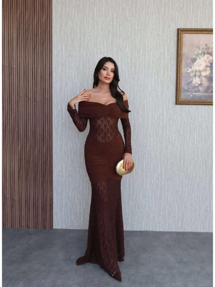 Kallas strapless μάξι φόρεμα - Image 1