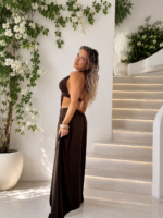 Queen brown maxi dress - Image 2